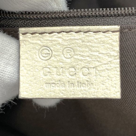 GUCCI 179587 001013 GG Canvas Tote Bag Handbag Leather Women's - Picture 5 of 8